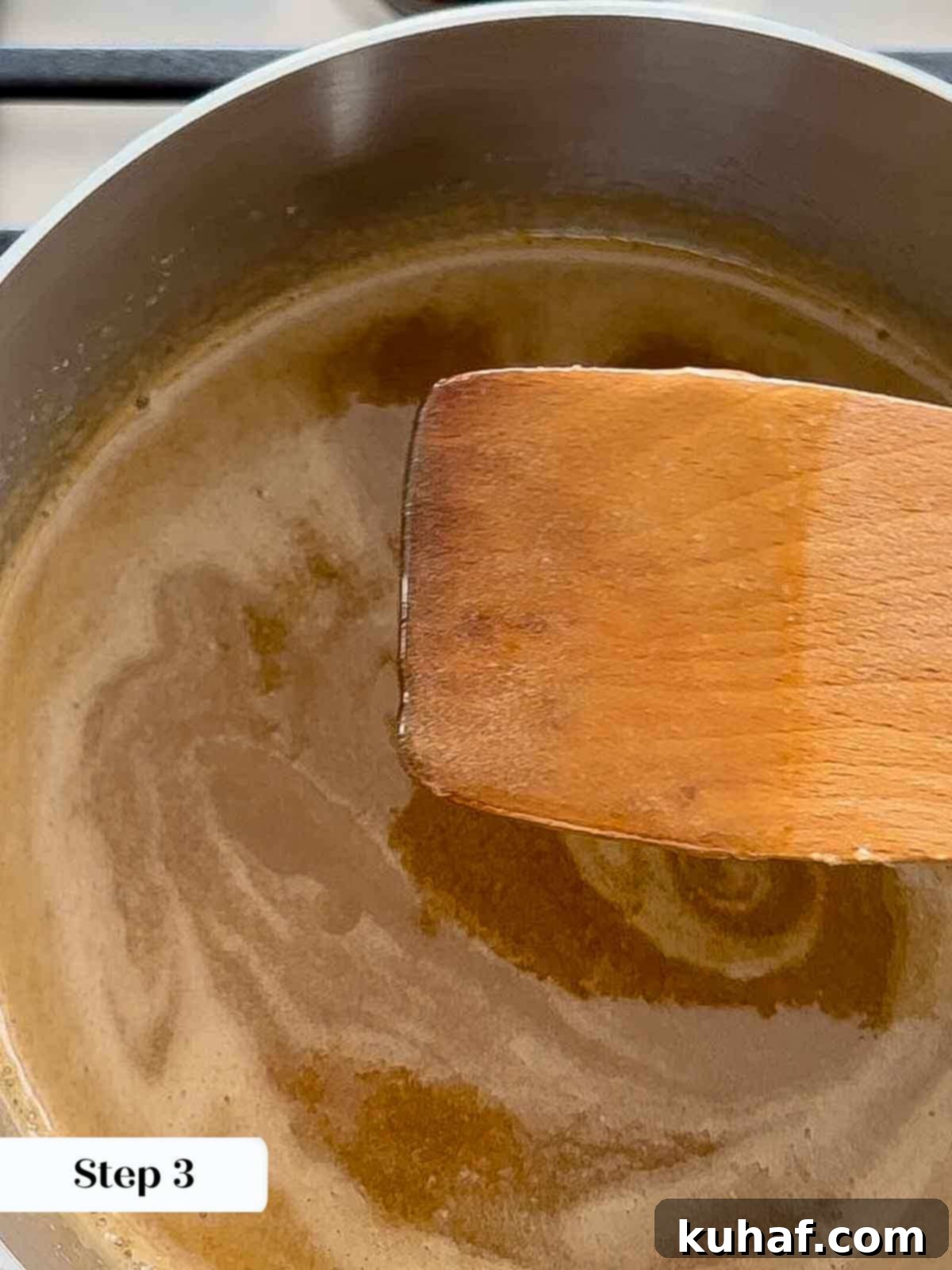 dissolving sugar.