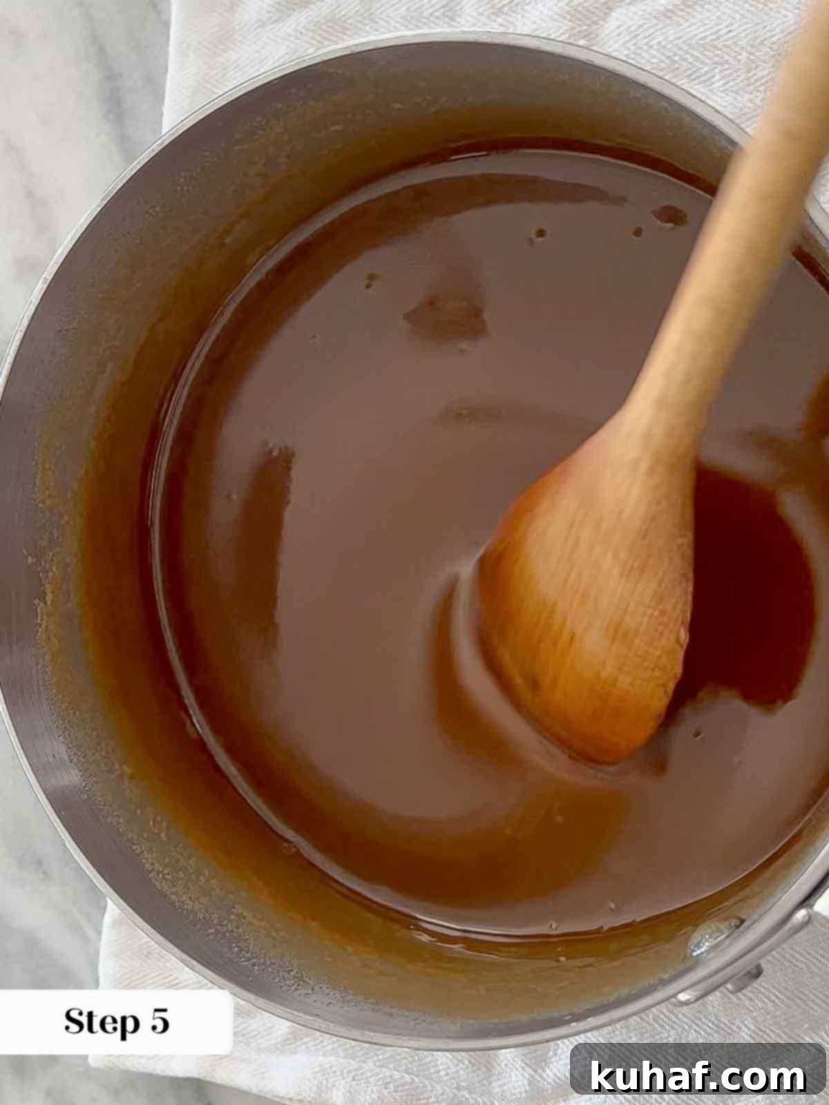 allowing candy to cool.