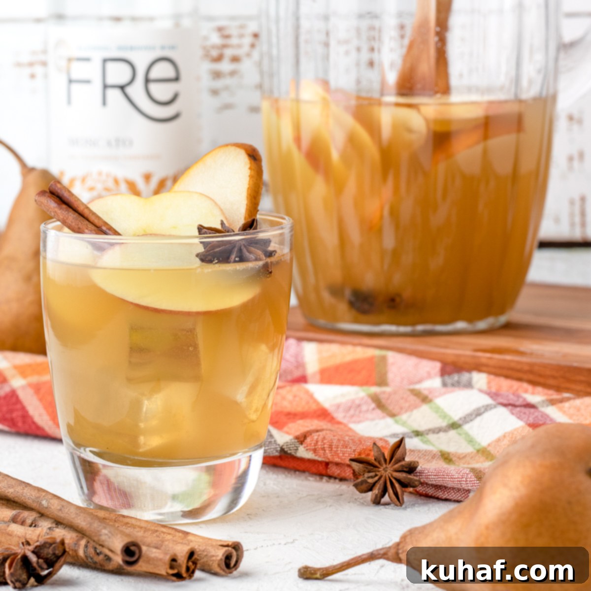 Apple Cider Sangria Mocktail