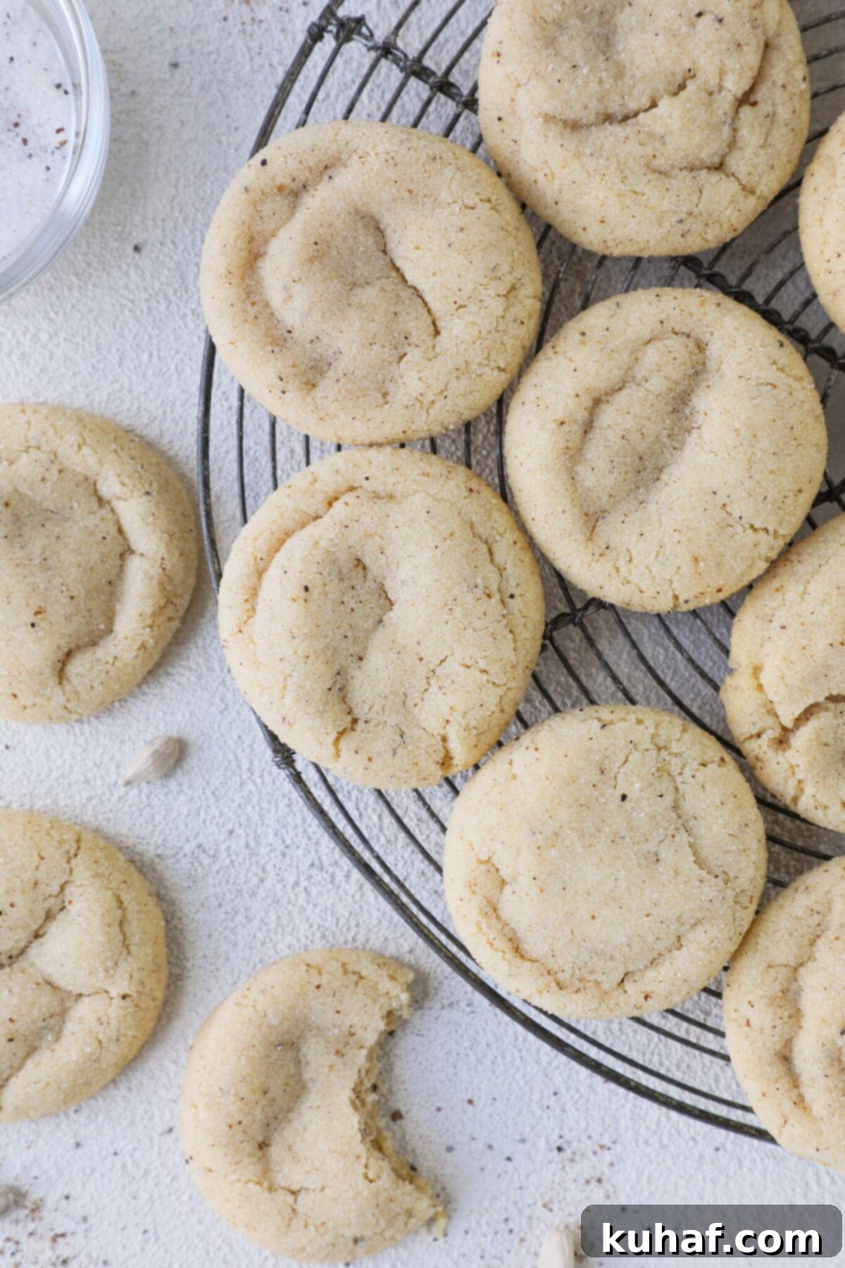 Browned Butter Cardamom Snickerdoodles Wire Rack.
