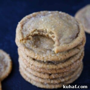 Old Fashioned Chewy Molasses Cookies Perfect Stack