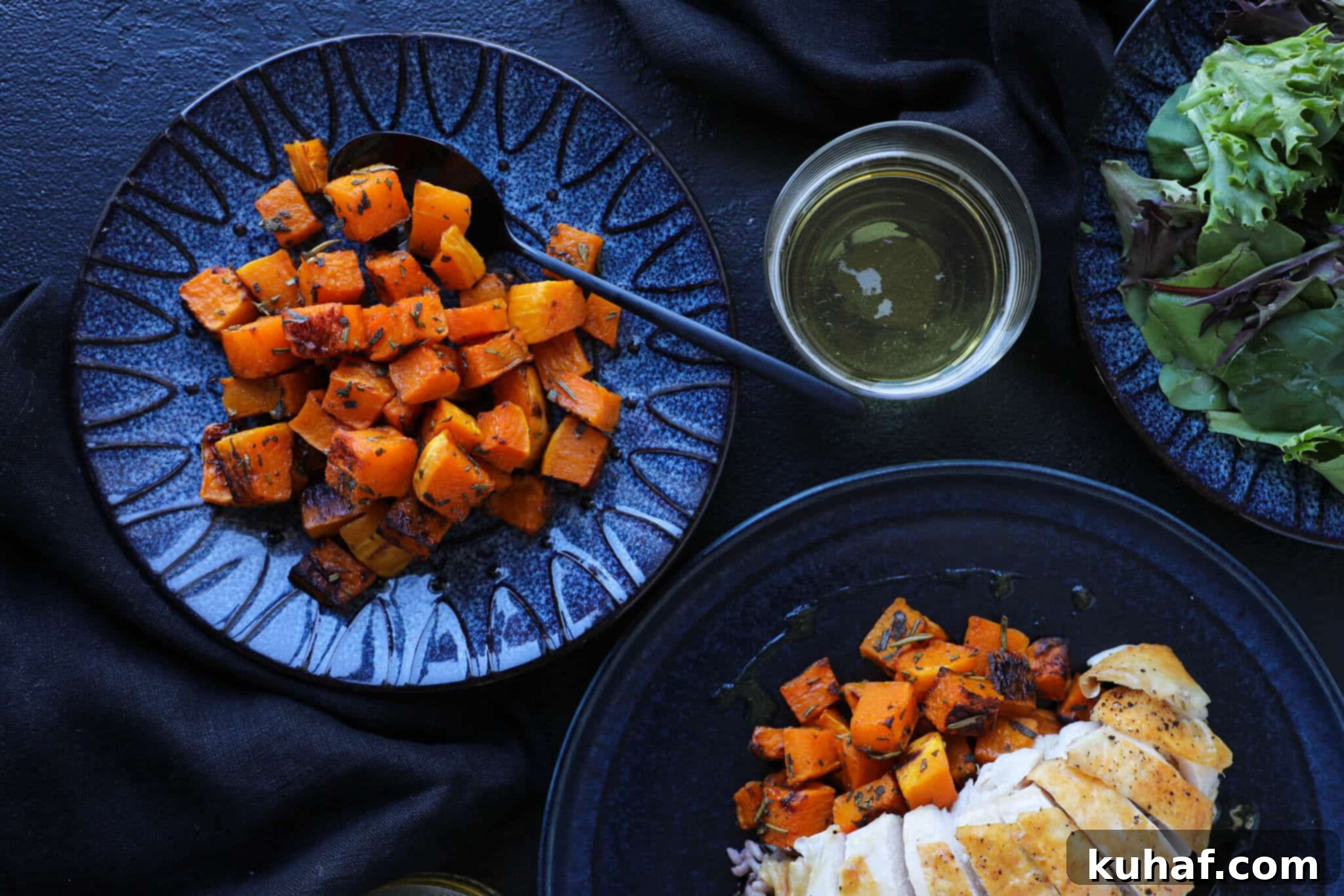 Golden Spiced Butternut Bliss 5 Seasoned Baked Gourd Side Dish