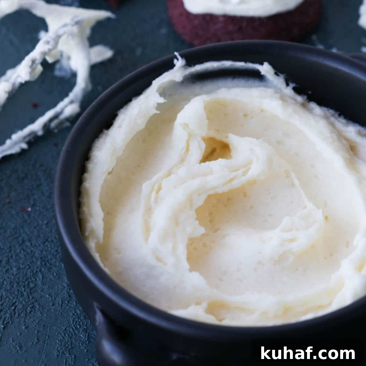 Cream Cheese Frosting Cookies Close Up