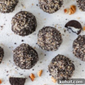 Quick Chocolate Treats 9 Black Forest Brandy Balls Delicious Overhead