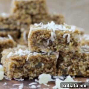 Island Oasis Oat Bars 5 Healthy Tropical Oat Bars Sideview