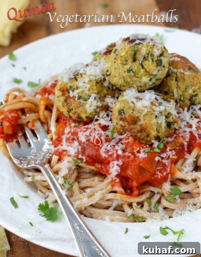 Quinoa Vegetarian Meatballs