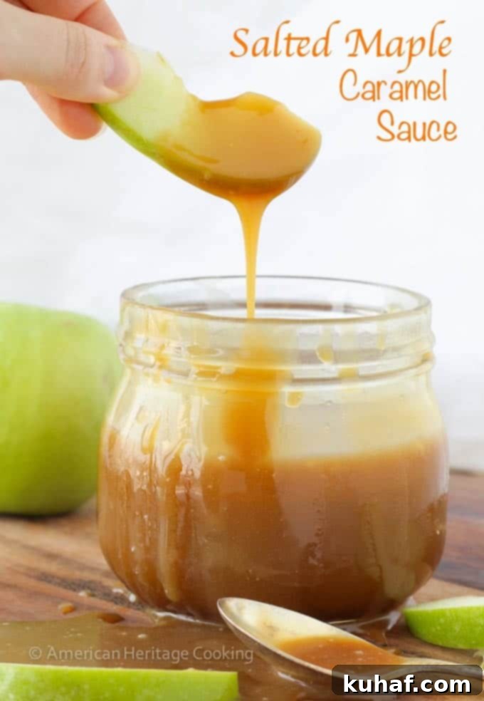 Salted Maple Caramel Sauce