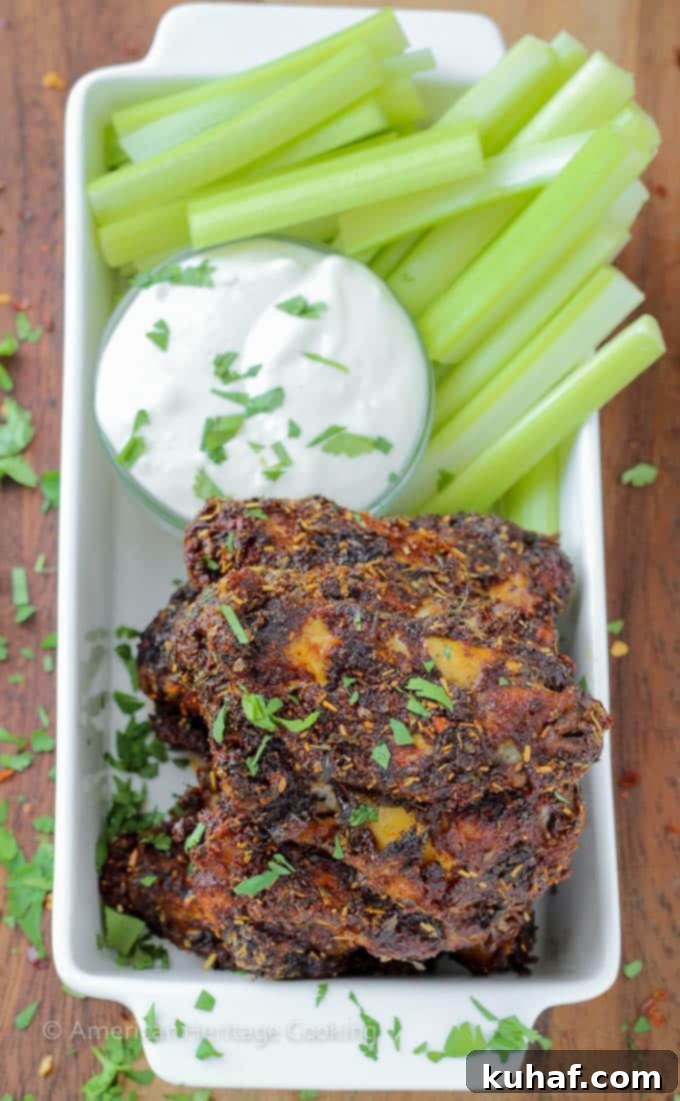 Spice Rack Dry Rubbed Baked Chicken Wings