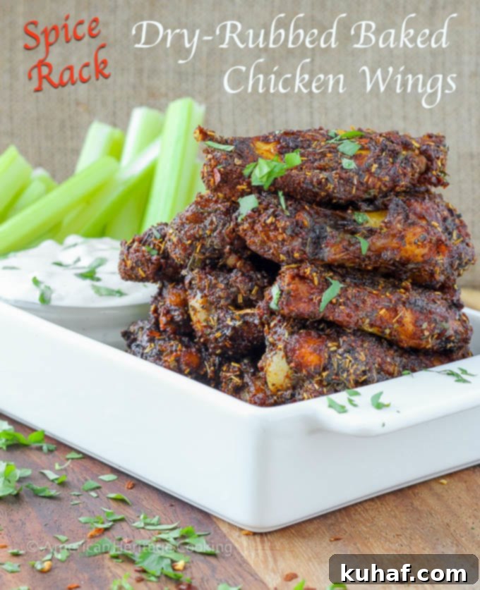 Spice Rack Dry Rubbed Baked Chicken Wings