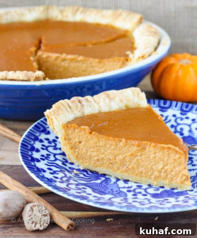 Classic Pumpkin Pie with a Twist | My new favorite pumpkin recipe has lemon zest, spices, vanilla and brown sugar! So amazing! 