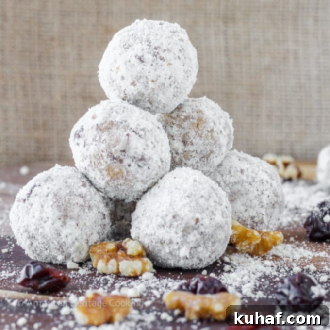 Gingersnap Brandy Truffles 3 Close-up of No-bake Gingersnap Brandy Balls