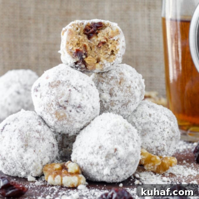 Gingersnap Brandy Truffles 6 Multiple No-bake Gingersnap Brandy Balls artfully arranged