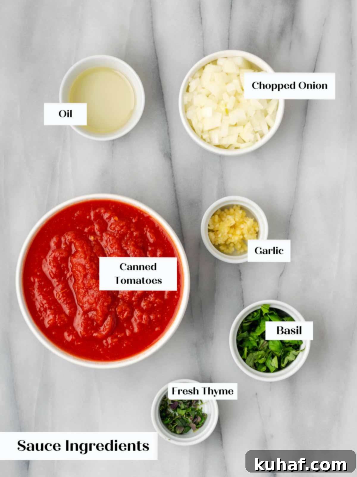 easy red sauce ingredients.