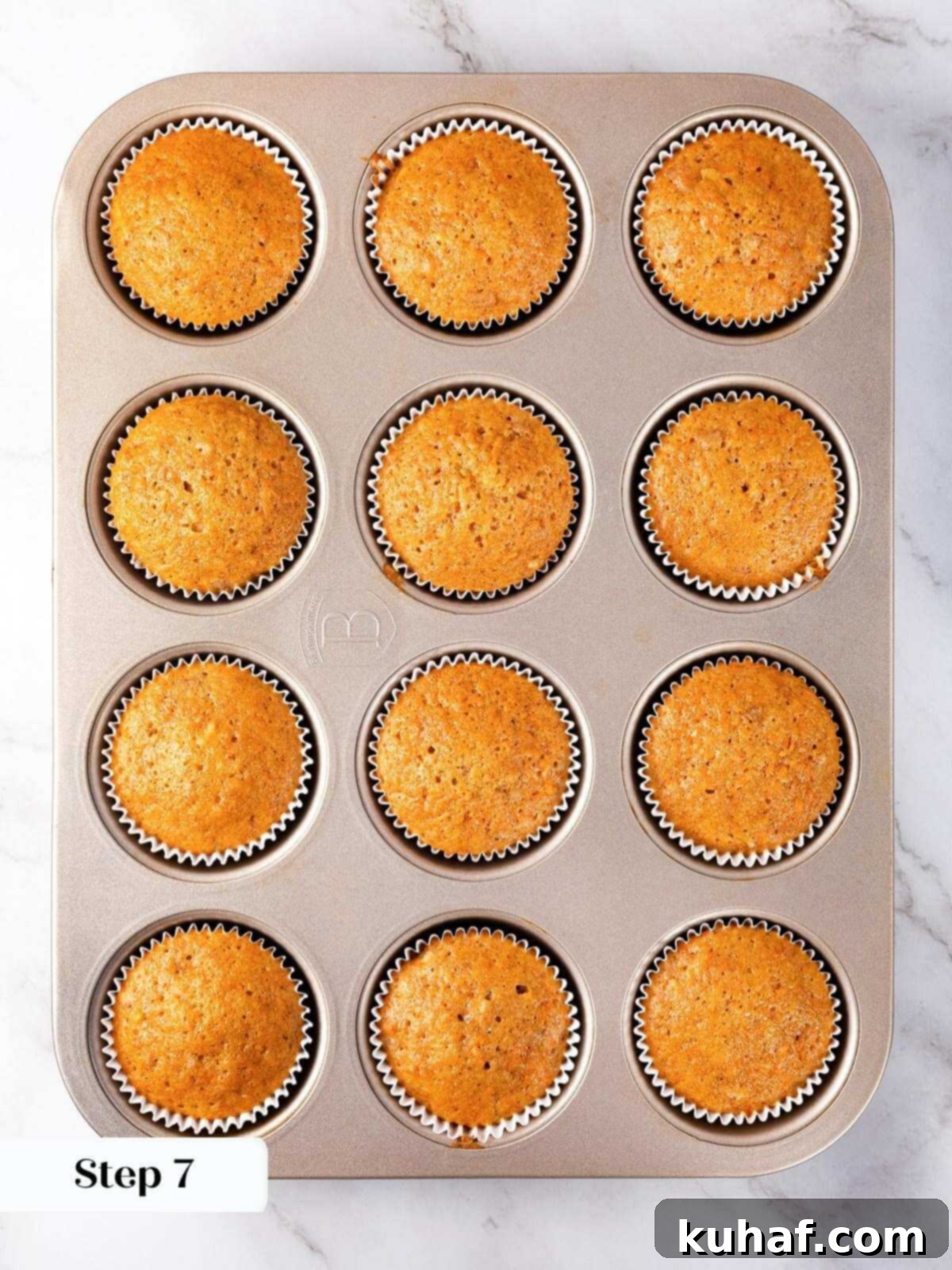 Spiced Carrot Cupcake Bliss 14 Cream cheese and butter being creamed