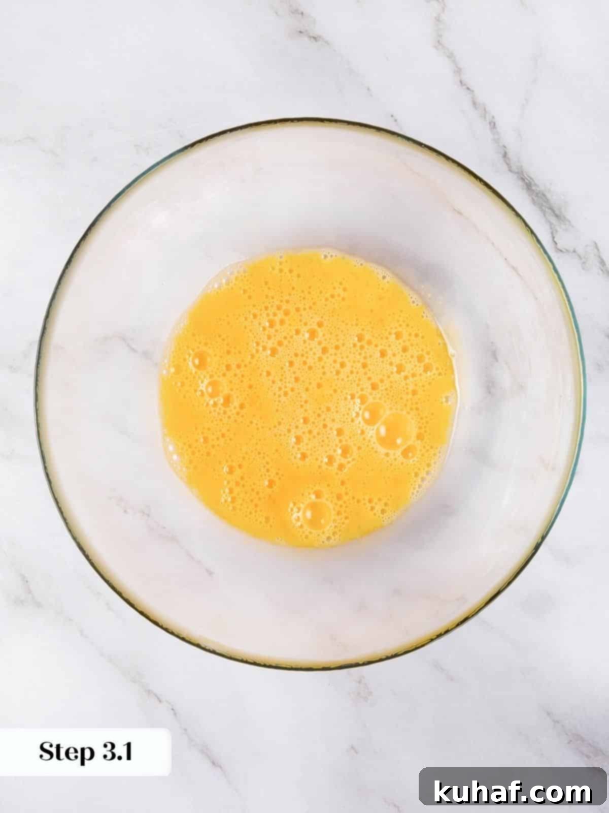 Spiced Carrot Cupcake Bliss 6 Smoothly beaten eggs before adding oil and sugar.