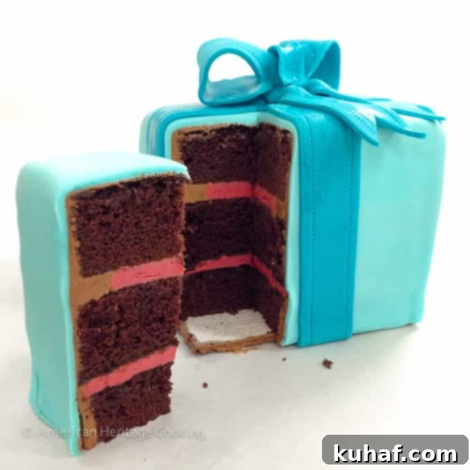 My Culinary School Progress: Episode Three 2 Culinary School Update Part 3 : Gift Box Devils Food Layer Cake