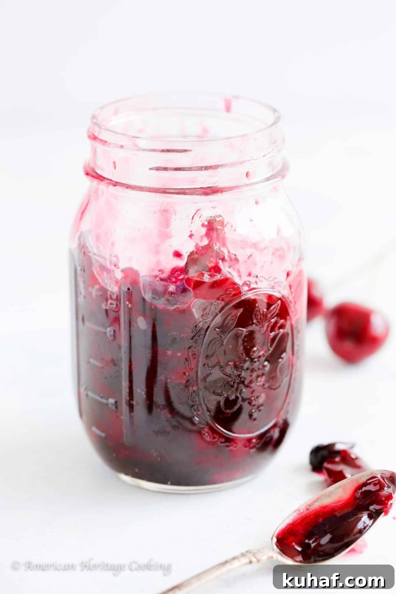 Homemade Cherry Preserves are quick and easy to make, perfect for enjoying summer's bounty throughout the year. They're delicious on black pepper honey ricotta toast for a snack or breakfast.