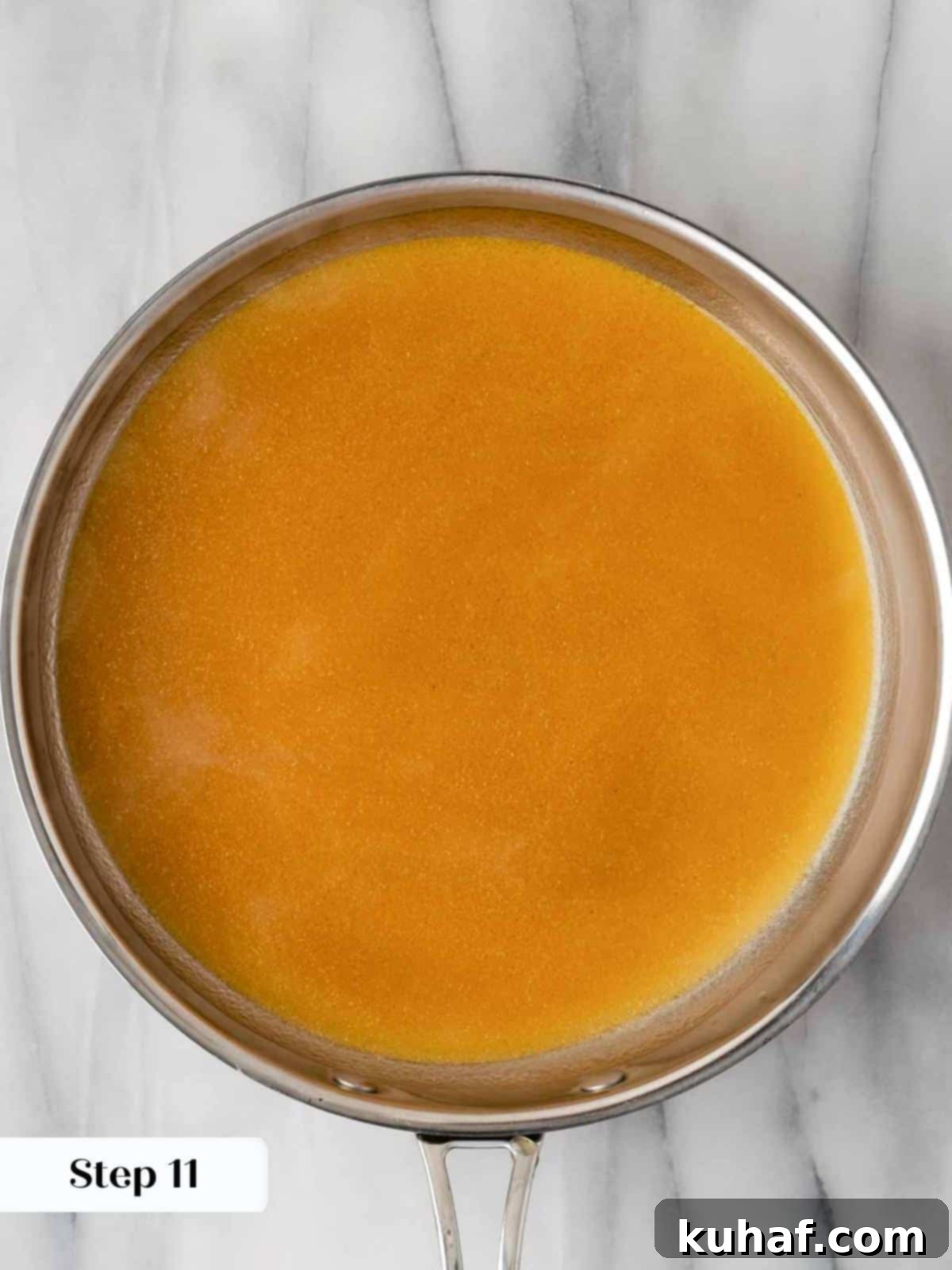 reducing lemon chicken cooking liquid down into pan sauce.