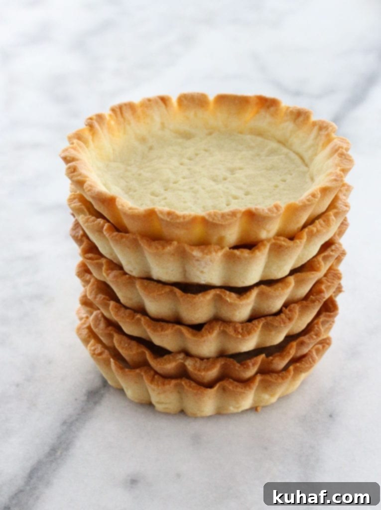 Perfect Almond Flour Tart Crust 3 This Almond Tart Dough (pâte sucrée) is tender and buttery! It is perfect for mini tarts, frangipane fruit tarts or really anything!