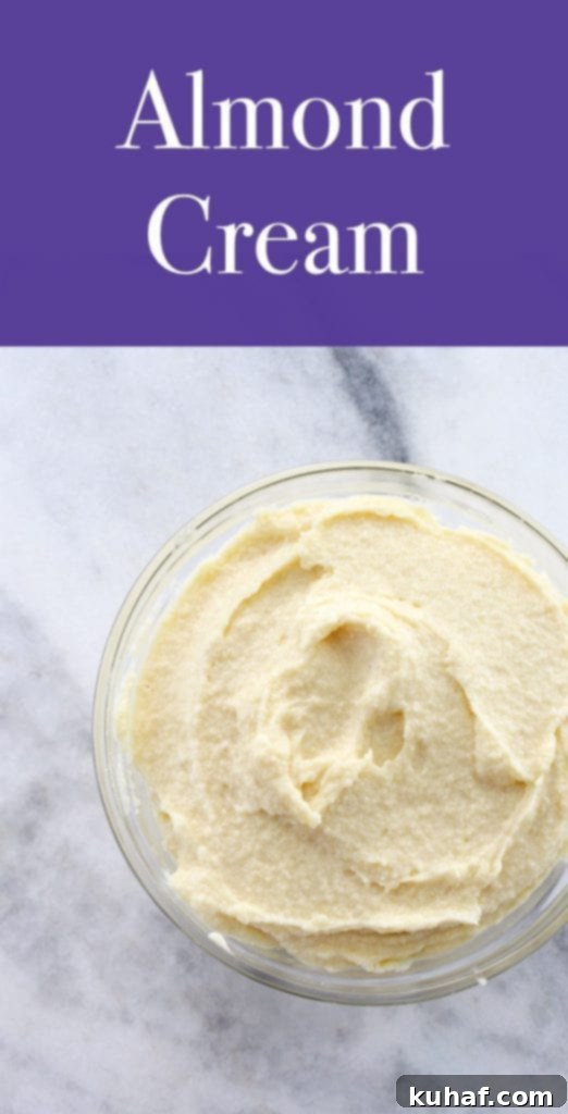 Almond cream is an easy and classic French recipe! It is the filling for almond croissants, tarts and many other traditional French pastries!