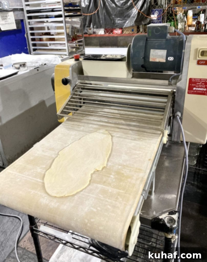 Dough sheeter, a professional tool for making perfect pastry