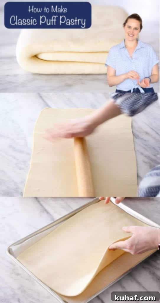 My classic puff pastry makes the flakiest, most buttery pastry imaginable. The results will be better than store-bought!