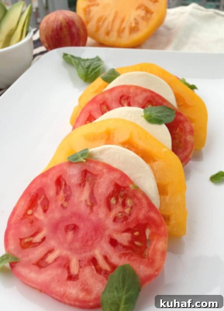 Heirloom Tomato and Mozzarella Salad