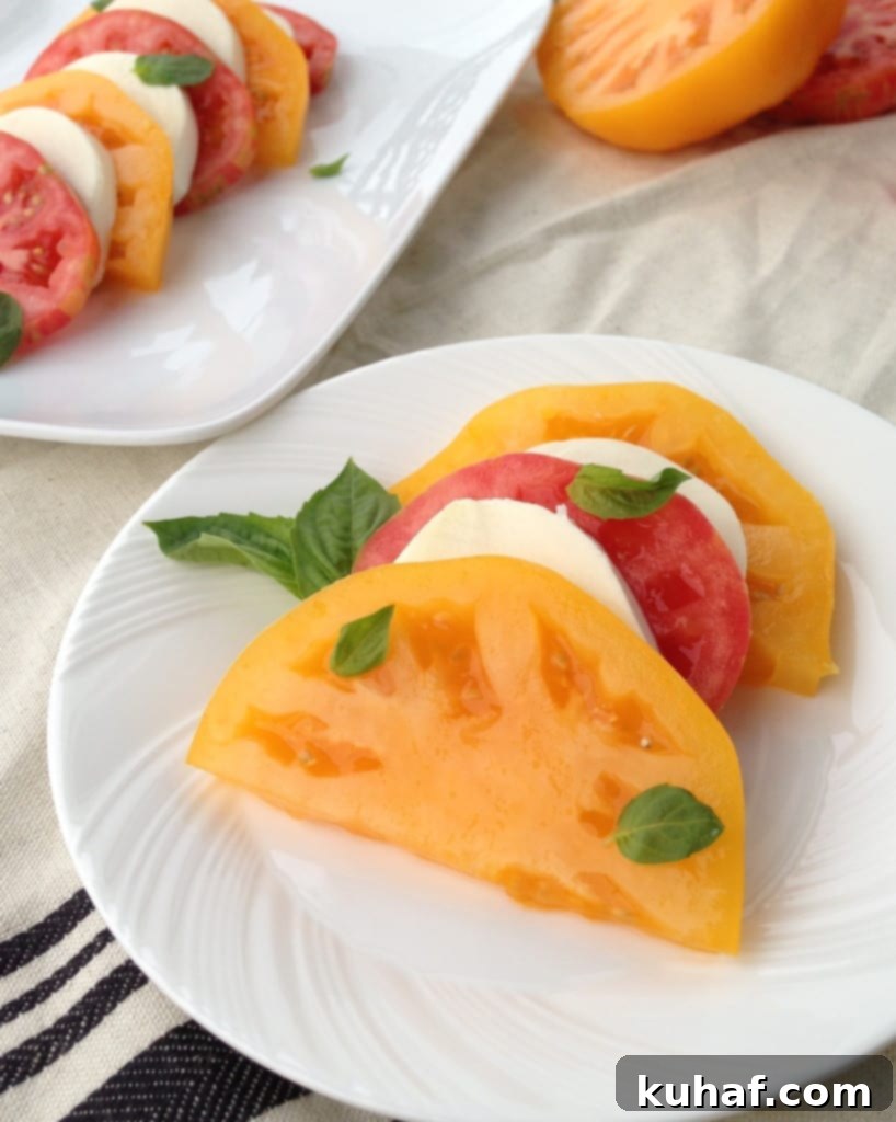Heirloom Tomato and Mozzarella Salad