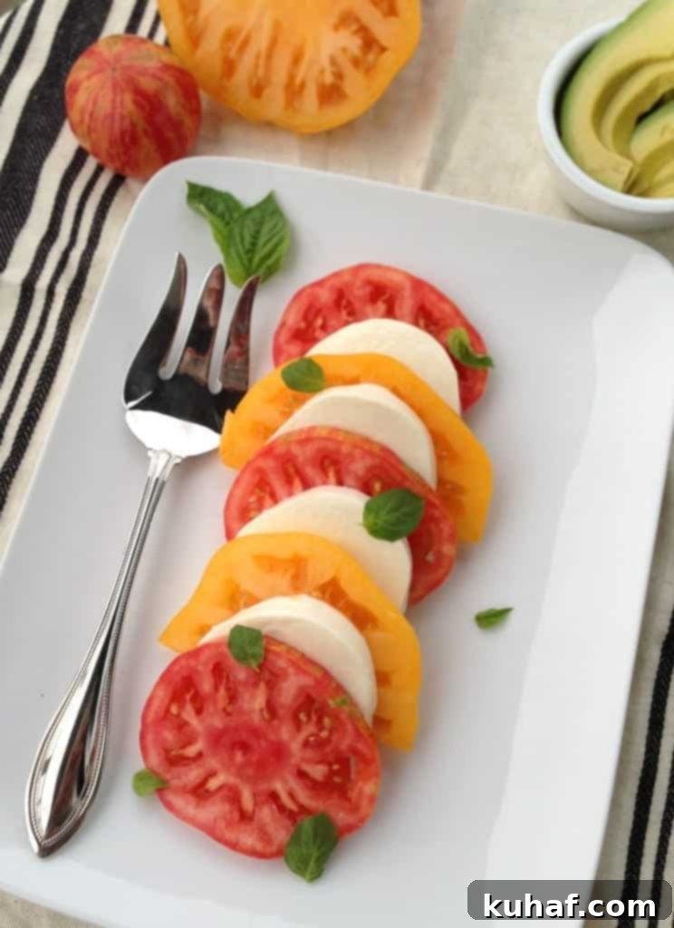 Heirloom Tomato and Mozzarella Salad