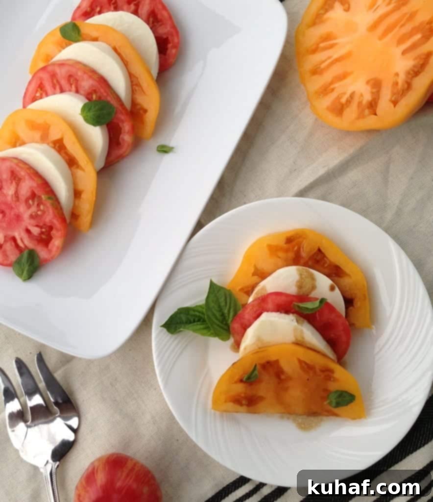 Heirloom Tomato and Mozzarella Salad
