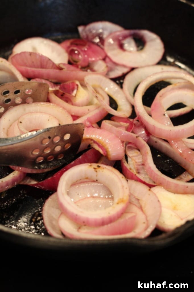 Charred Red Onions