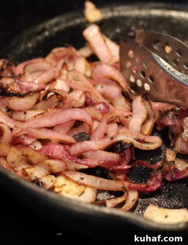 Charred Red Onions